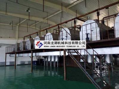 辽宁卧式动物油加工设备安装工程案例