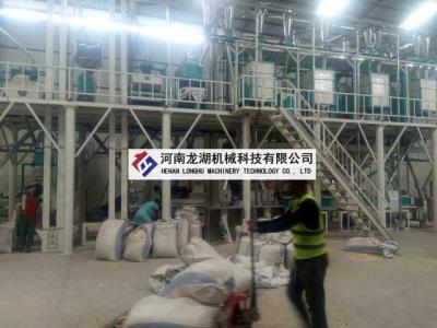 非洲刚果50吨玉米加工设备