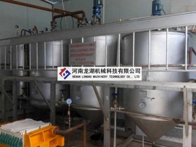 新疆喀什2吨棉籽油精炼设备安装案例